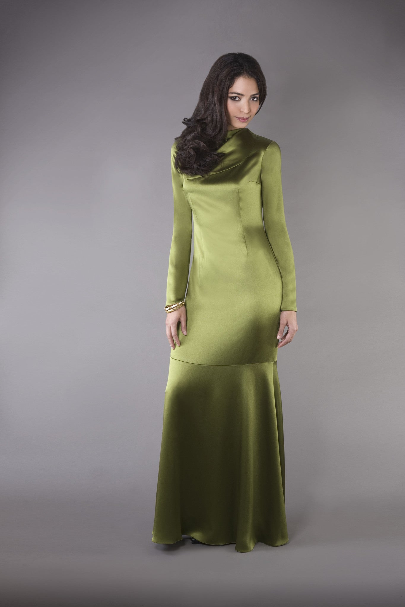 hijab satin dress Maysa Satin Dress in Dusty Rose Hijabglamour